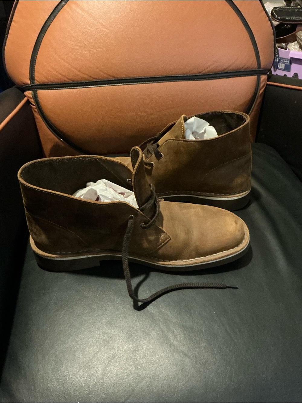 Clarks Brown Suede Men's Chukka Boots